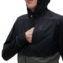 On Running ON Mens Weather Jacket - Black/Shadow -Hoka Sales Store 104.4005 weather jacket CO black shadow m g4