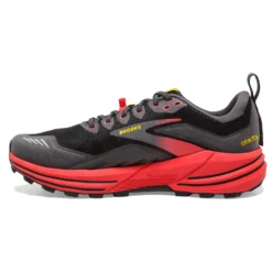Brooks Mens Cascadia 16 - Black/Fiery Red/Blazing Yellow - Trail 10 Brooks Mens Cascadia 16 - Black/Fiery Red/Blazing Yellow - Trail -Hoka Sales Store 110376 035 M Cascadia 16 scaled
