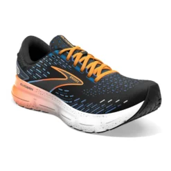 Brooks Mens Glycerin 20 - Black/Classic Blue/Orange - Neutral -Hoka Sales Store 110382 035 A Glycerin 20 scaled