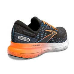 Brooks Mens Glycerin 20 - Black/Classic Blue/Orange - Neutral -Hoka Sales Store 110382 035 H Glycerin 20 scaled