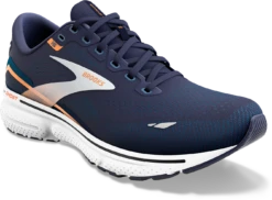 Brooks Mens Ghost 15 - Peacoat/Blue/Orange Pop - Neutral -Hoka Sales Store 110393 439 A Ghost 15