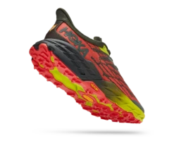 Hoka Mens Speedgoat 5 Wide - 2E Width - Thyme/Fiesta - Trail -Hoka Sales Store 1123159 TFST 3 f19d2e5d f396 40f2 8e28 f75af0437184