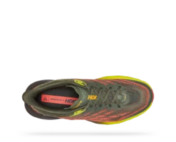 Hoka Mens Speedgoat 5 - Thyme/Fiesta - Trail -Hoka Sales Store 1123159 TFST 5