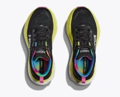 Hoka Mens Bondi 8 - Black/Citrus Glow - Neutral -Hoka Sales Store 1123202 BCGL 2