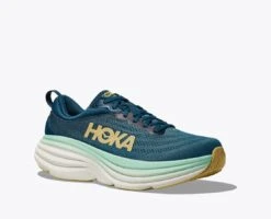 Hoka Mens Bondi 8 - Midnight Ocean/Bluesteel - Neutral -Hoka Sales Store 1123202 MOBS 6