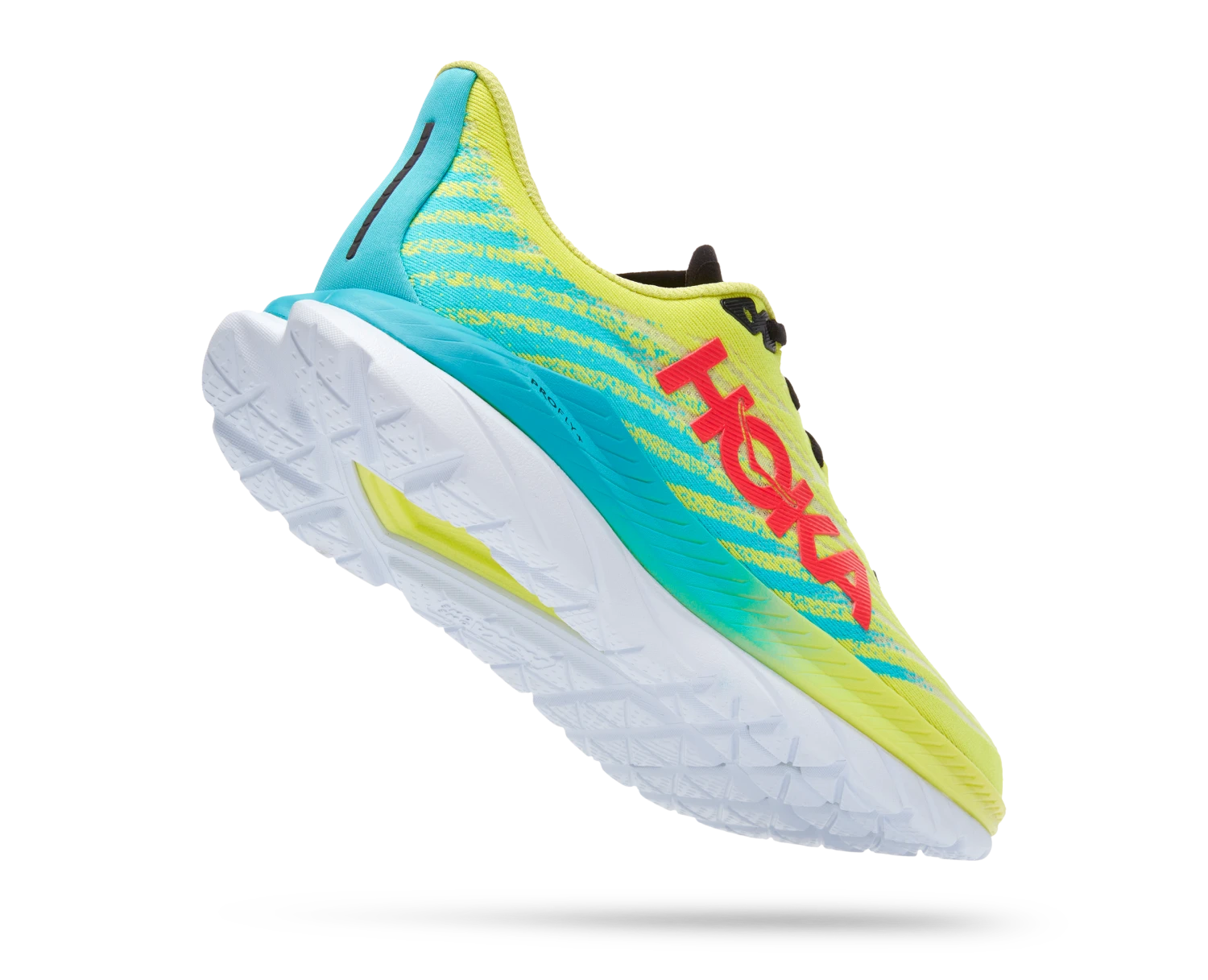 Hoka Mens Mach 5 - D Regular Width - Evening Primrose/Scuba Blue - Neutral 5 Hoka Mens Mach 5 - D Regular Width - Evening Primrose/Scuba Blue - Neutral - Image 5
