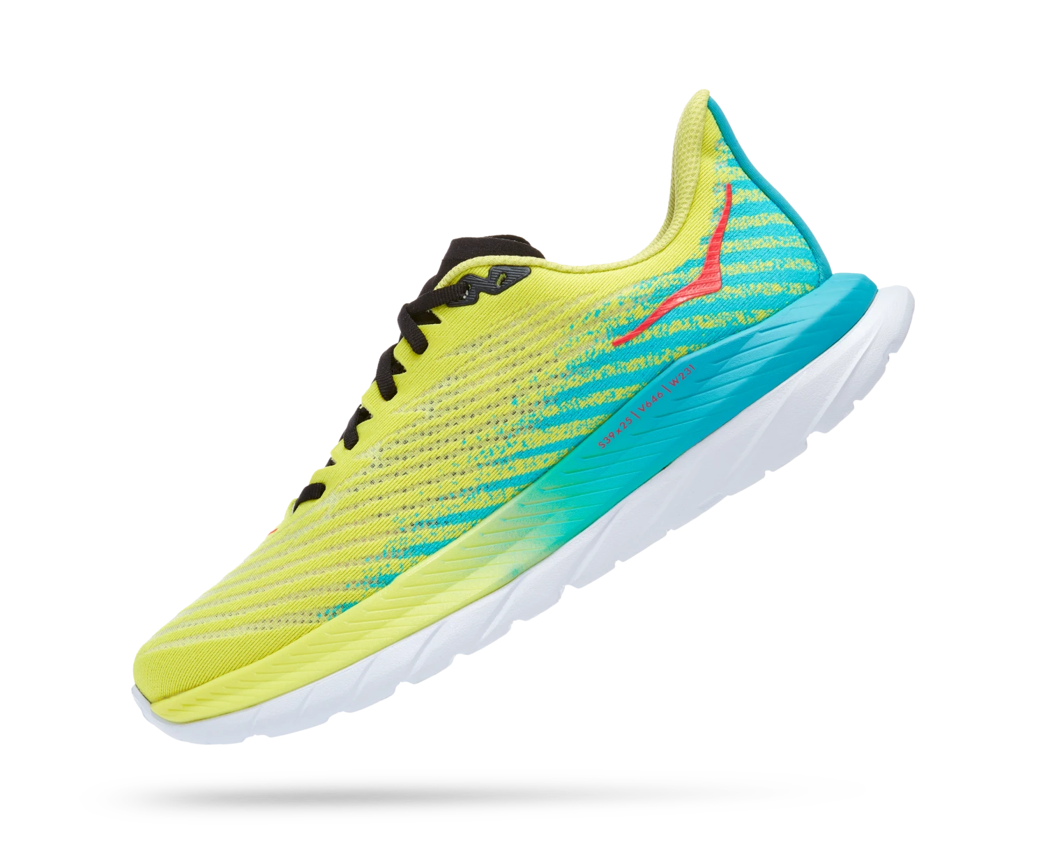 Hoka Mens Mach 5 - D Regular Width - Evening Primrose/Scuba Blue - Neutral 6 Hoka Mens Mach 5 - D Regular Width - Evening Primrose/Scuba Blue - Neutral - Image 6