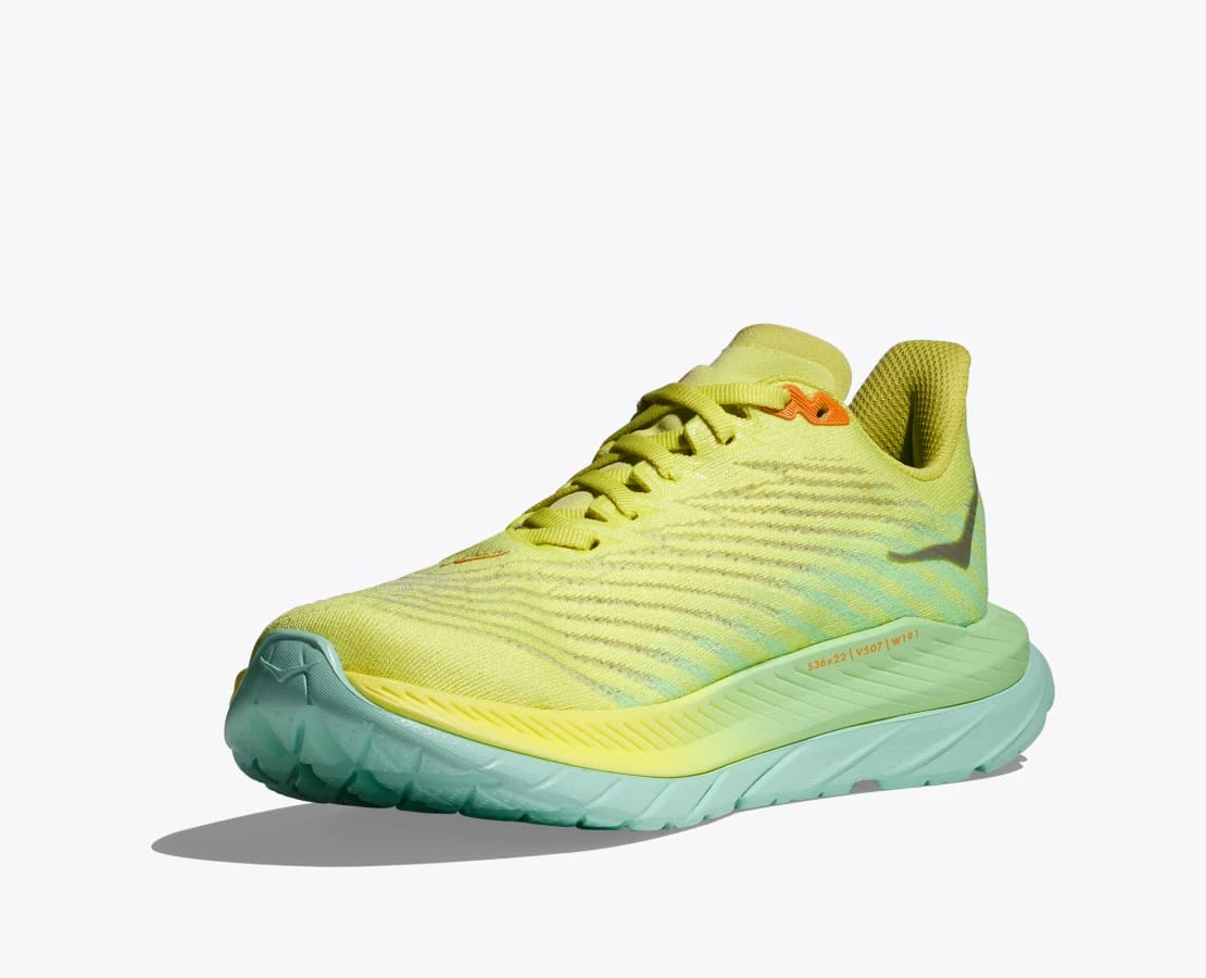 Hoka Womens Mach 5 - Citrus Glow/Lime Glow - Neutral 4 Hoka Womens Mach 5 - Citrus Glow/Lime Glow - Neutral - Image 4