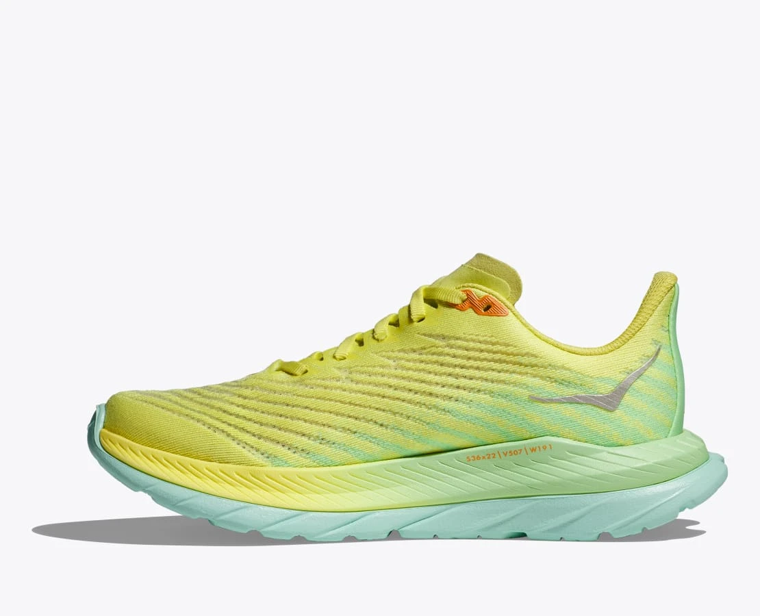 Hoka Womens Mach 5 - Citrus Glow/Lime Glow - Neutral 8 Hoka Womens Mach 5 - Citrus Glow/Lime Glow - Neutral - Image 8