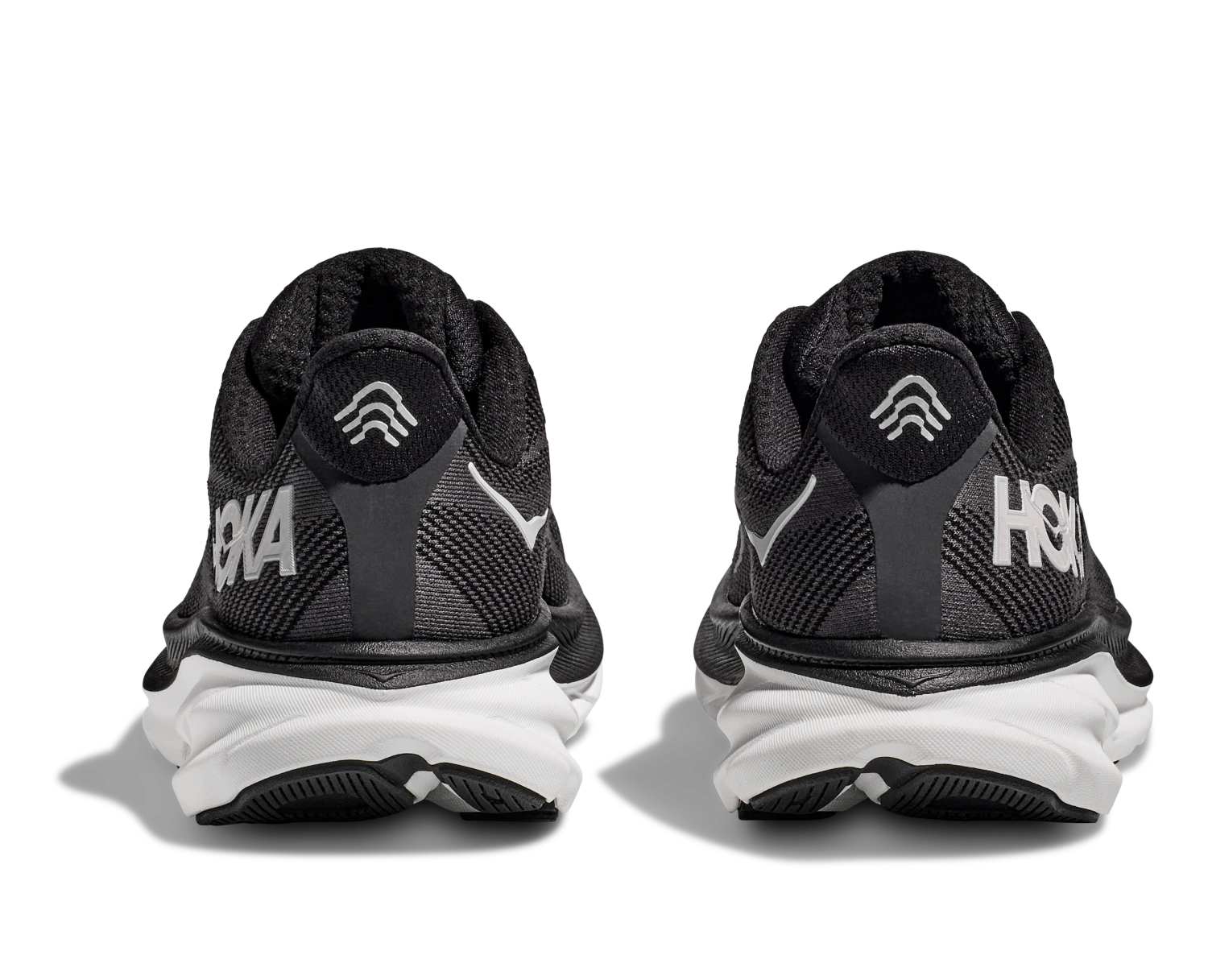 Hoka Mens Clifton 9 - Black/White - Neutral 6 Hoka Mens Clifton 9 - Black/White - Neutral - Image 6