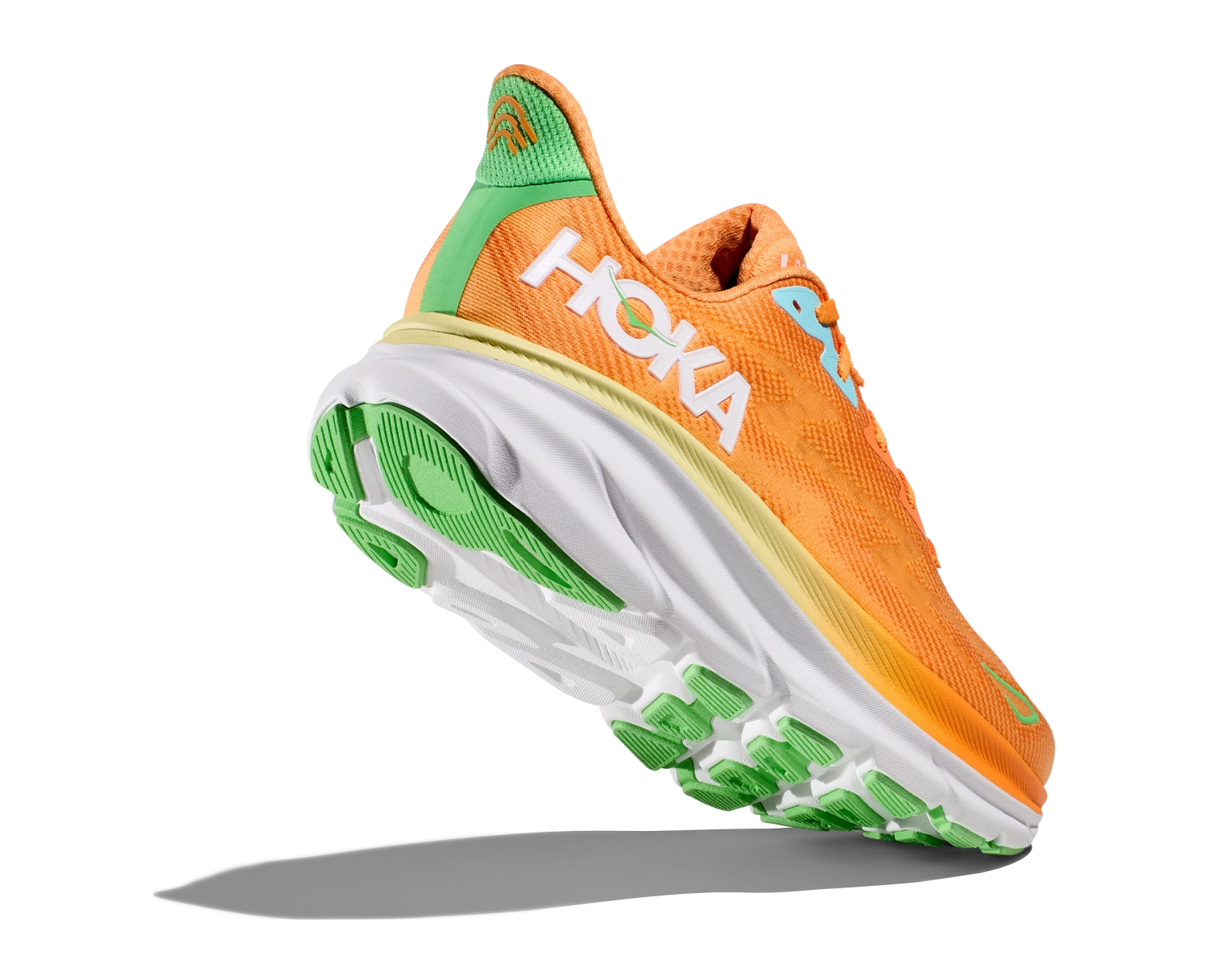 Hoka Mens Clifton 9 - Solar Flare/Sherbet - Neutral 3 Hoka Mens Clifton 9 - Solar Flare/Sherbet - Neutral - Image 3