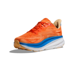 Hoka Mens Clifton 9 - Vibrant Orange/Impala - Neutral -Hoka Sales Store 1127895 VOIM 3