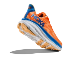 Hoka Mens Clifton 9 - Vibrant Orange/Impala - Neutral -Hoka Sales Store 1127895 VOIM 4