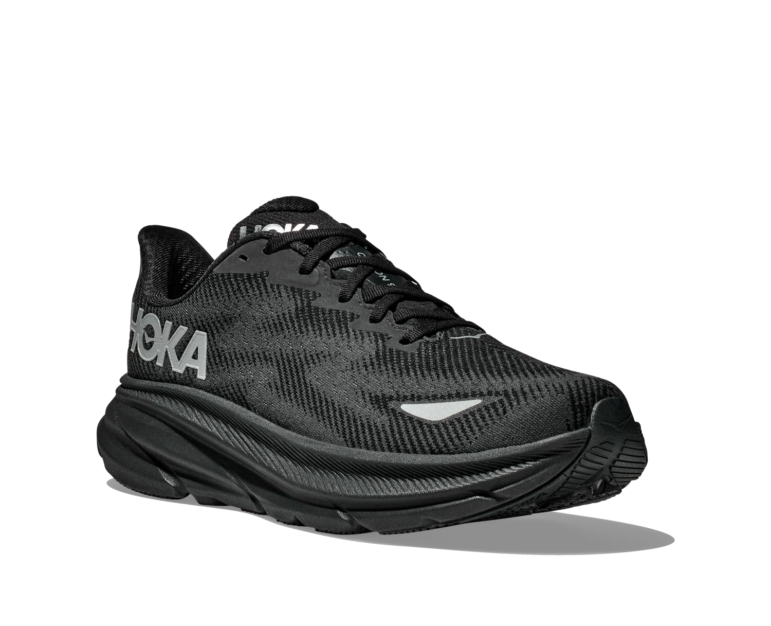 Hoka Mens Clifton 9 GTX - Black/Black - Neutral 5 Hoka Mens Clifton 9 GTX - Black/Black - Neutral - Image 5