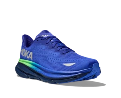 Hoka Mens Clifton 9 GTX - Dazzling Blue/Evening Sky - Neutral -Hoka Sales Store 1141470 DBES 6