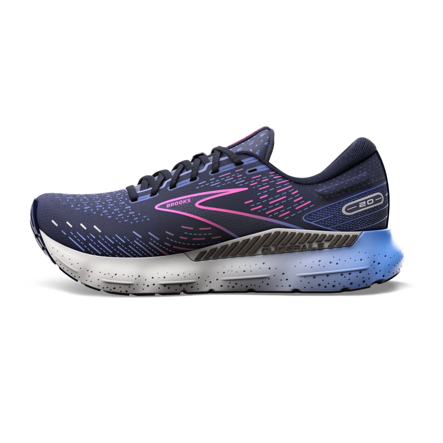 Brooks Womens Glycerin GTS 20 - Peacoat/Blue/Pink - Stability 5 Brooks Womens Glycerin GTS 20 - Peacoat/Blue/Pink - Stability - Image 5