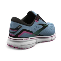 Brooks Womens Ghost 15 - Blue Bell/Black/Pink - Neutral -Hoka Sales Store 120380 461 H Ghost 15 scaled