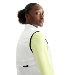 On Running ON Women's Weather Vest - White/Black -Hoka Sales Store 1WD10570462 weather vest fw23 white black w g4