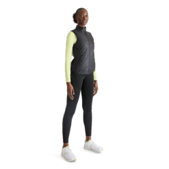 On Running ON Women's Weather Vest - Black -Hoka Sales Store 1WD10570553 weather vest fw23 black w g2