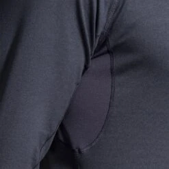 Brooks Mens Dash 1/2 Zip - Heather Concrete -Hoka Sales Store 211298 008 d1 dash half zip mens long sleeve running shirt