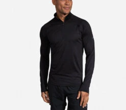 Brooks Mens Dash 1/2 Zip - Black -Hoka Sales Store 211298 001 ma Dash Half Zip CFS21