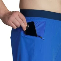 Brooks Mens Sherpa 7" 2-in-1 Short - Bluetiful/Indigo Rush -Hoka Sales Store 211333 435 D2 Sherpa 7in 2in1 Short