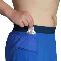 Brooks Mens Sherpa 7" 2-in-1 Short - Bluetiful/Indigo Rush -Hoka Sales Store 211333 435 D3 Sherpa 7in 2in1 Short