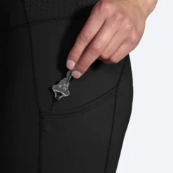 Brooks Womens Method 7/8 Tight - Black -Hoka Sales Store 221479 001 d3 method crop tight womens womens running tight scaled