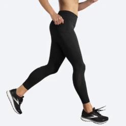 Brooks Womens Method 7/8 Tight - Black -Hoka Sales Store 221479 001 mv method crop tight womens womens running tight scaled