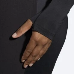 Brooks Womens Sprint Free Long Sleeve - Black -Hoka Sales Store 221533 001 d2 sprint free womens long sleeve running shirt