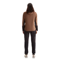 On Running ON Womens Insulator Jacket - Cocoa/Black -Hoka Sales Store 244.01355 insulator jacket fw23 cocoa black w g3