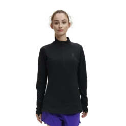 On Running On Womens Climate Shirt - Black -Hoka Sales Store 263.00471 climate shirt ss22 black w g1