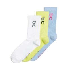 On Running On Logo Sock 3-Pack Unisex - Zest/Stratosphere