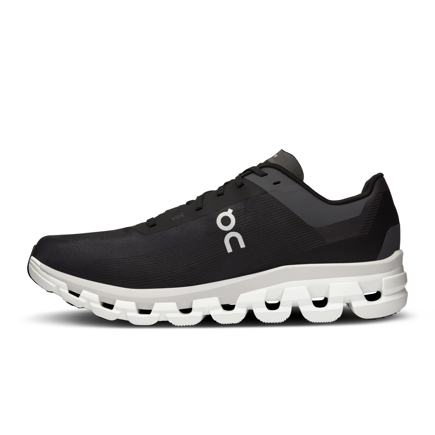 On Running ON Mens Cloudflow 4 - Black/White 3 On Running ON Mens Cloudflow 4 - Black/White - Image 3