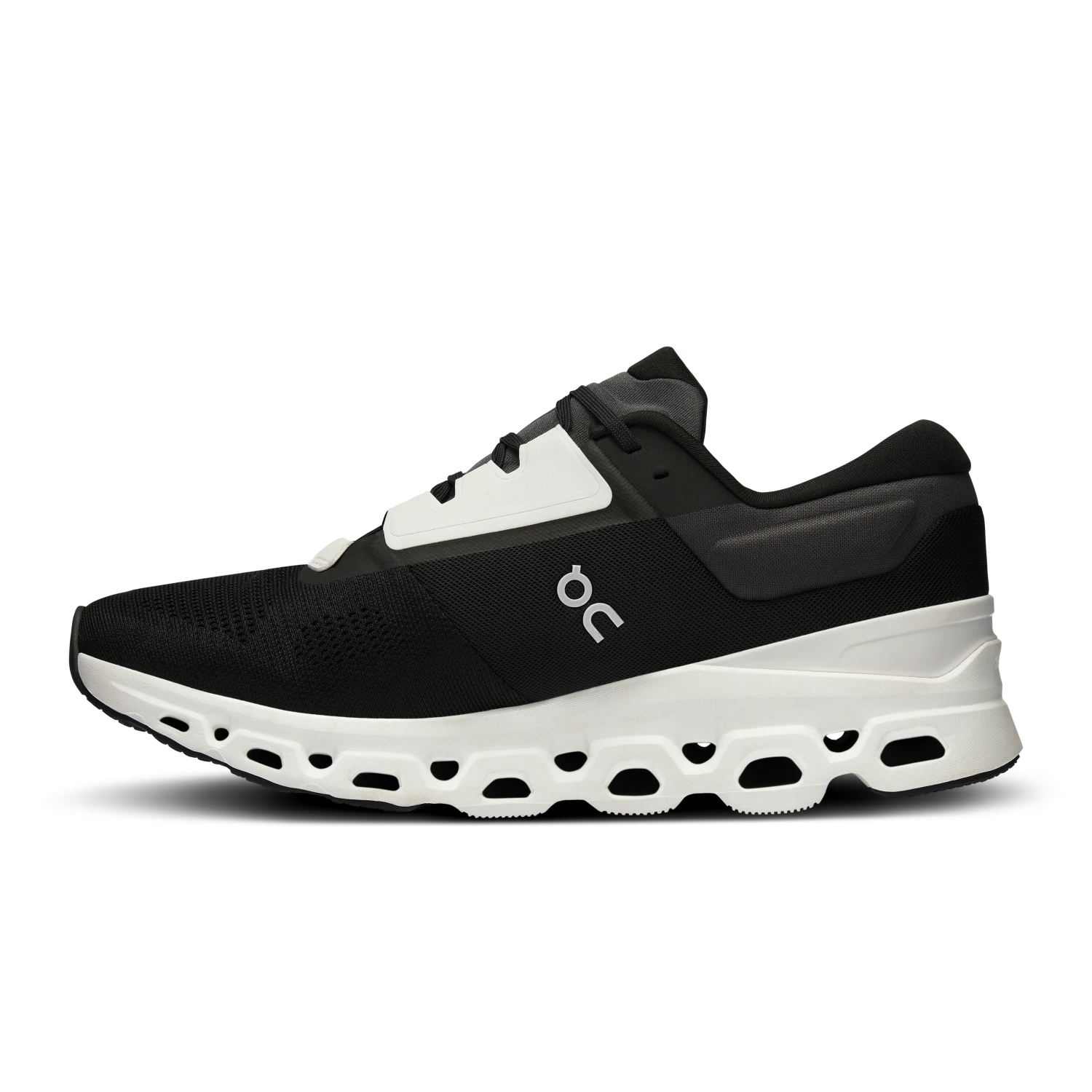On Running ON Mens Cloudstratus 3 - Black/Frost 4 On Running ON Mens Cloudstratus 3 - Black/Frost - Image 4
