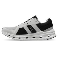 On Running ON Mens Cloudrunner - Glacier/Black - Stability -Hoka Sales Store 46.98647 cloudrunner fw22 glacier black m g4