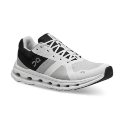 On Running ON Mens Cloudrunner - Glacier/Black - Stability -Hoka Sales Store 46.98647 cloudrunner fw22 glacier black m g6