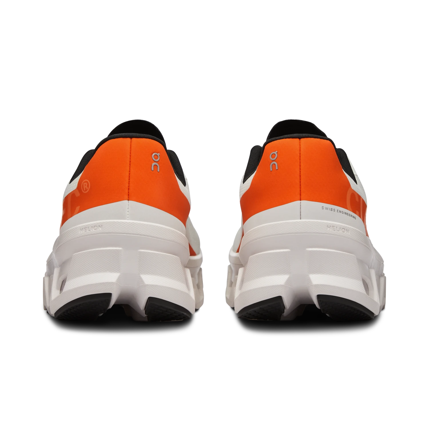 On Running ON Womens Cloudmonster - Undyed-White/Flame 5 On Running ON Womens Cloudmonster - Undyed-White/Flame - Image 5