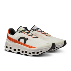 On Running ON Mens Cloudmonster - Undyed White/Flame 11 On Running ON Mens Cloudmonster - Undyed White/Flame -Hoka Sales Store 61.98086 cloudmonster fw23 undyed white flame m g6