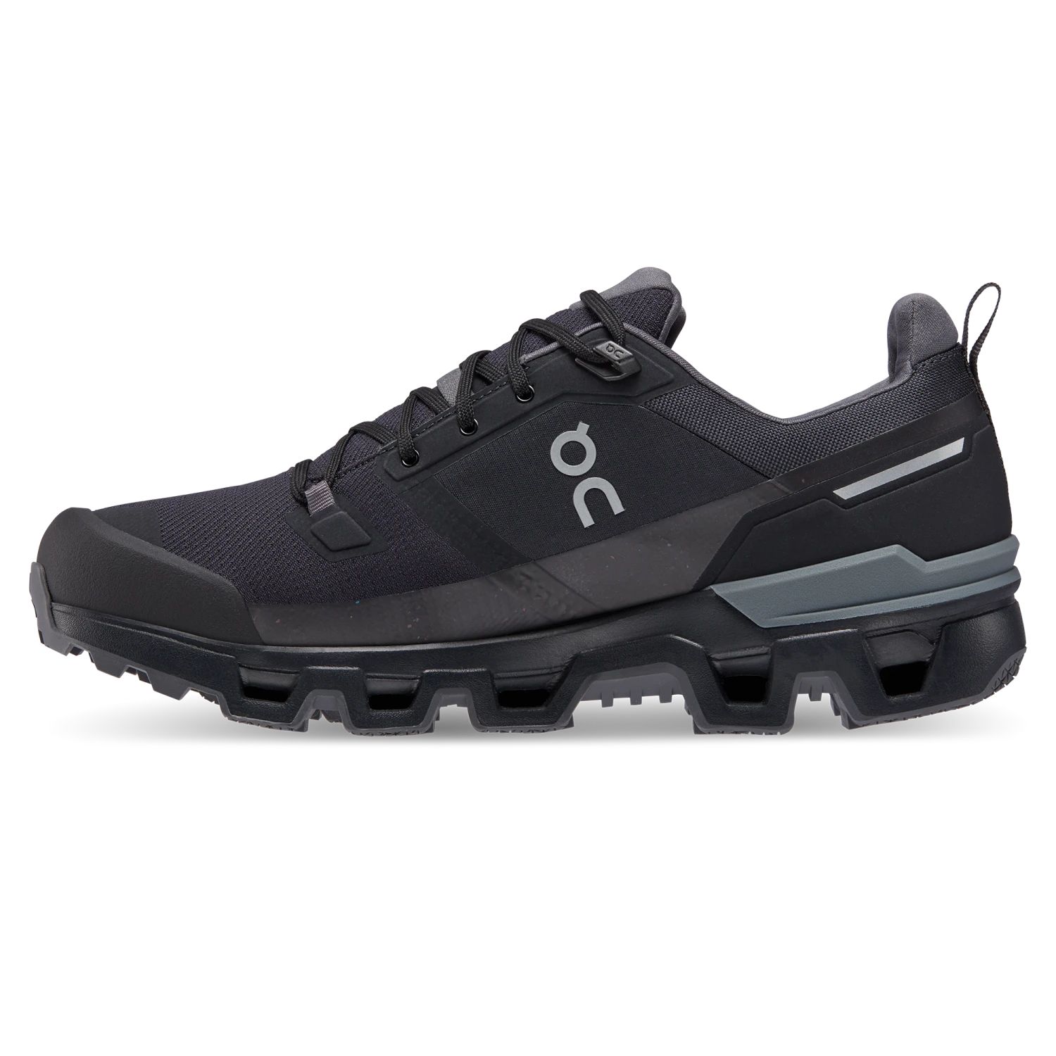 On Running ON Womens Cloudwander Waterproof - Black/Eclipse - Trail 6 On Running ON Womens Cloudwander Waterproof - Black/Eclipse - Trail - Image 6