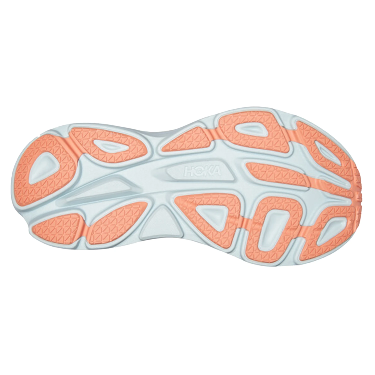 Hoka Womens Bondi 8 - Shell Coral/Peach Parfait - Neutral 2 Hoka Womens Bondi 8 - Shell Coral/Peach Parfait - Neutral - Image 2
