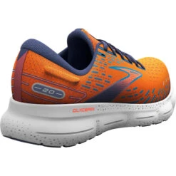 Brooks Mens Glycerin 20 - Orange/Crown Blue/Blue - Neutral -Hoka Sales Store Brooks Glycerin 20 110382 1D870 back