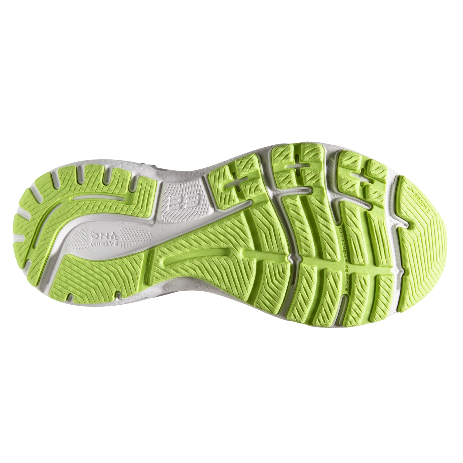 Brooks Womens Adrenaline GTS 23 - Black/Gunmetal/Sharp Green - Stability 2 Brooks Womens Adrenaline GTS 23 - Black/Gunmetal/Sharp Green - Stability - Image 2