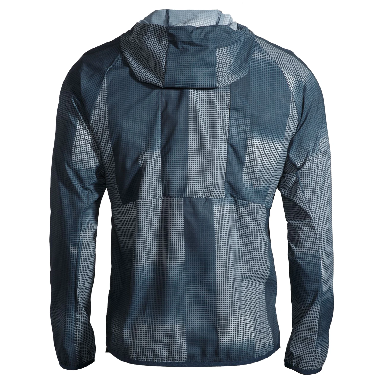 Brooks Mens Canopy Jacket - Indigo Rush Altitude Print 2 Brooks Mens Canopy Jacket - Indigo Rush Altitude Print - Image 2