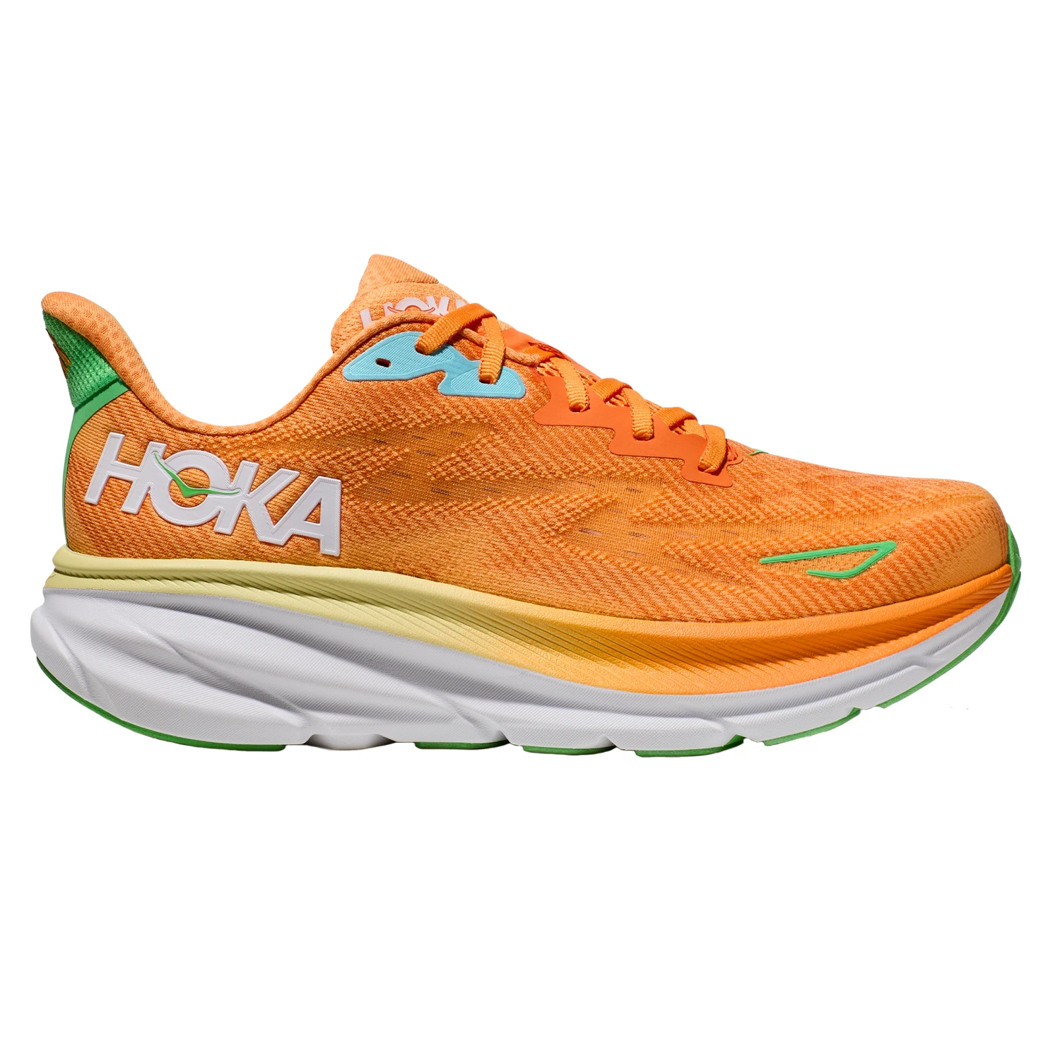 Hoka Mens Clifton 9 - Solar Flare/Sherbet - Neutral 1 Hoka Mens Clifton 9 - Solar Flare/Sherbet - Neutral