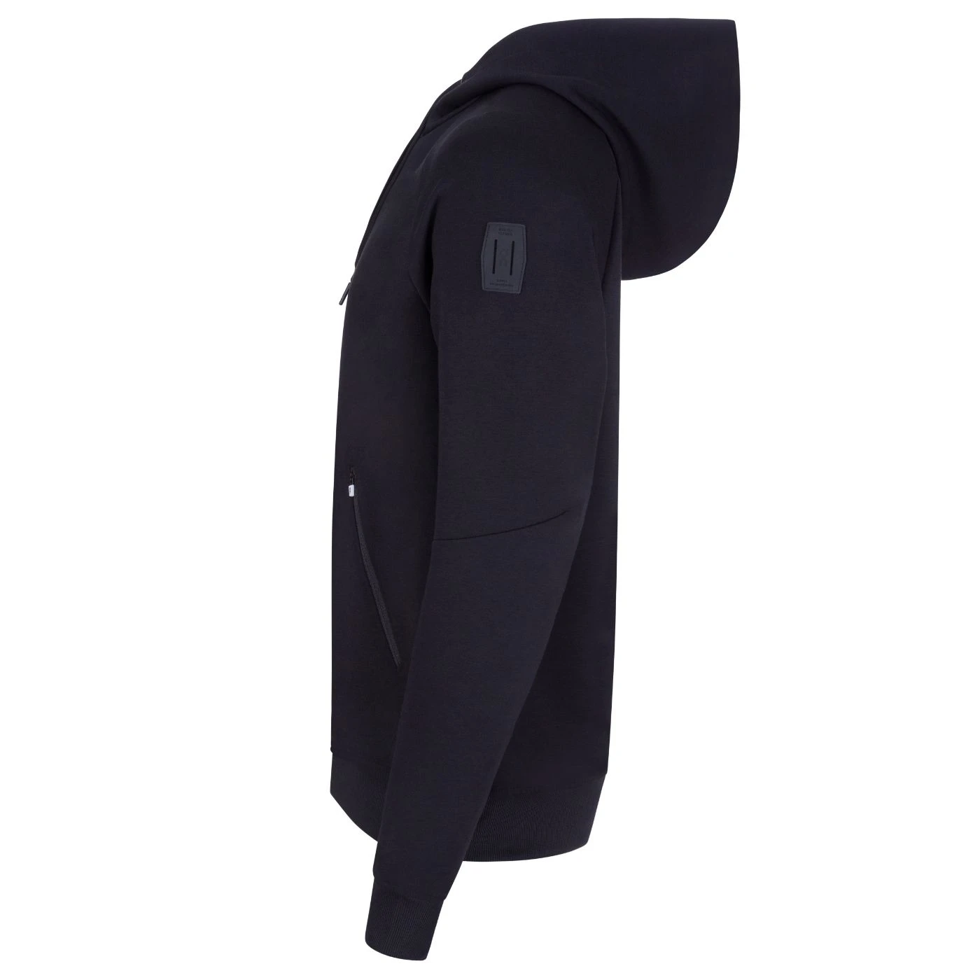 On Running ON Men Zipped Hoodie - Black 3 On Running ON Men Zipped Hoodie - Black - Image 3