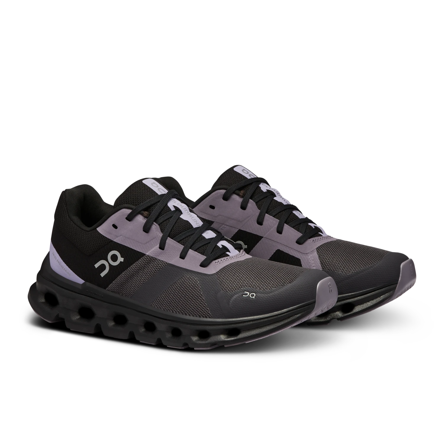 On Running ON Womens Cloudrunner - Iron/Black - Stability 6 On Running ON Womens Cloudrunner - Iron/Black - Stability - Image 6