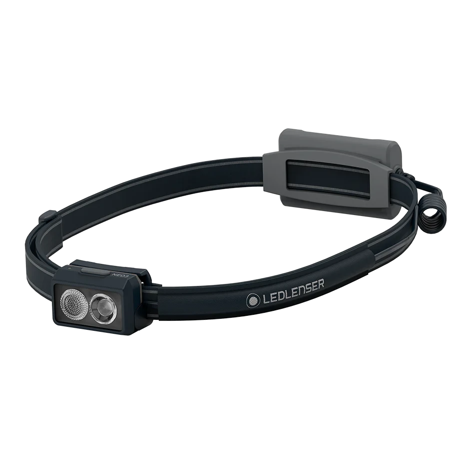 Ledlenser NEO3 LED Headlamp (400) - Grey/Black 1 Ledlenser NEO3 LED Headlamp (400) - Grey/Black