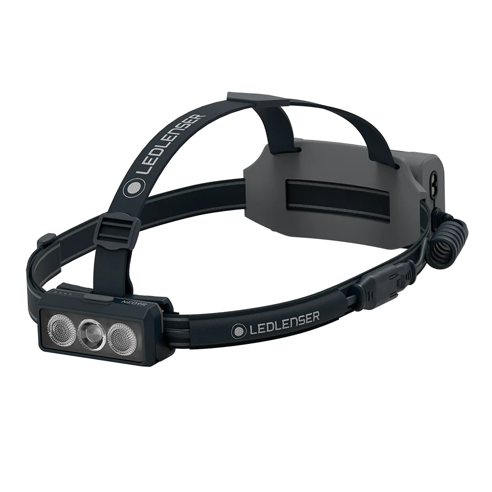 Ledlenser NEO9R LED Headlamp (1200) - Grey/Black 1 Ledlenser NEO9R LED Headlamp (1200) - Grey/Black