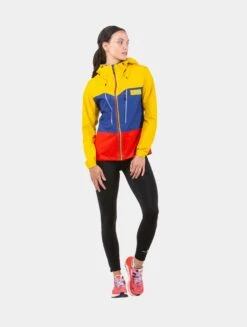 RonHill Womens Tech Fortify Jacket - Dark Cobalt/Solar -Hoka Sales Store RH 005314 Womens Tech Fortigy Jacket RH 00983 Dark Cobalt Solar 6053
